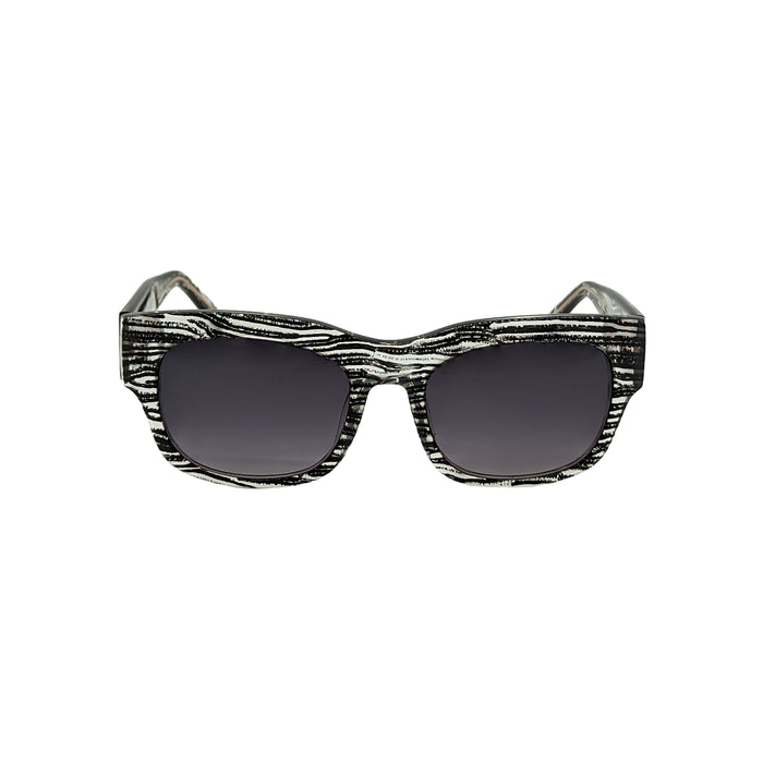 Marshall Sunglasses Amy - Crystal Wood, Grey Graded Lens - Fair Deal Music