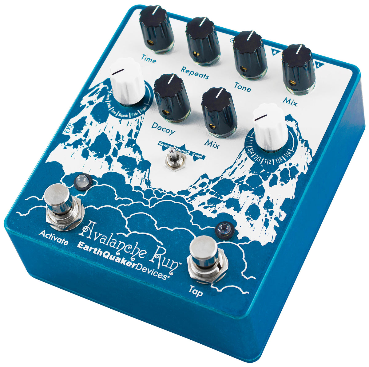 EarthQuaker Devices Avalanche Run V2 Stereo Delay & Reverb Pedal