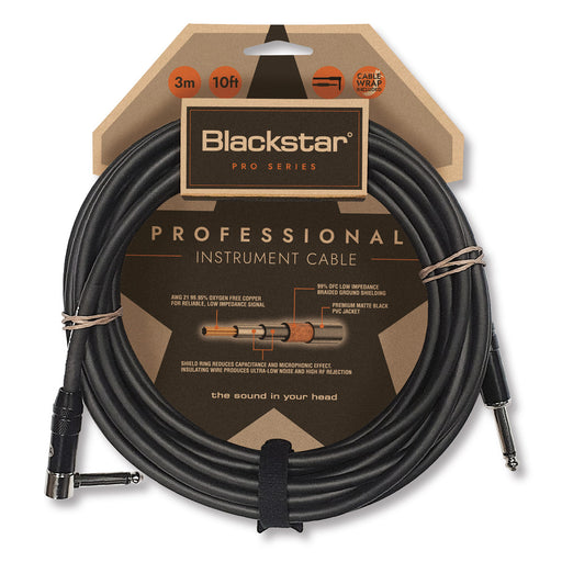 Blackstar Pro Series 3m Instrument Cable, Straight/Angled - Fair Deal Music