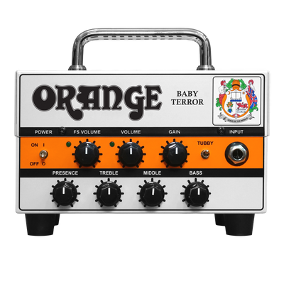 EMBARGO 29th July at noon ! Orange Baby Terror 20W Micro Amp Head - Fair Deal Music