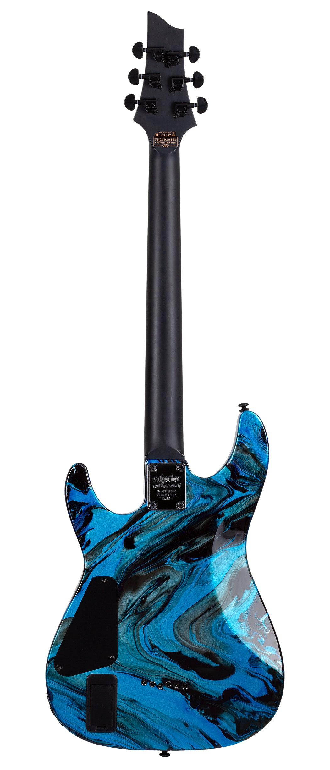 Schecter C-1 Hydro-Dip Midnight Tide Electric Guitar