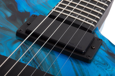 Schecter C-1 Hydro-Dip Midnight Tide Electric Guitar