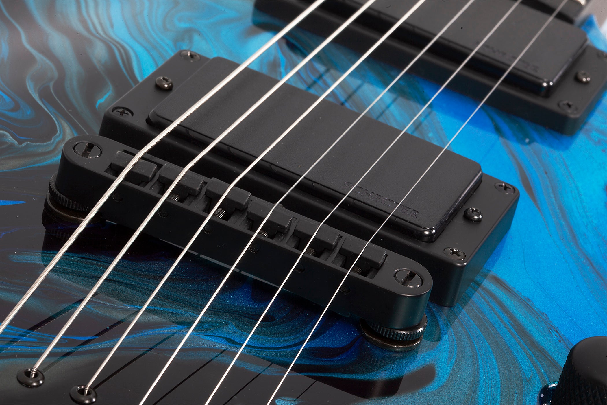 Schecter C-1 Hydro-Dip Midnight Tide Electric Guitar
