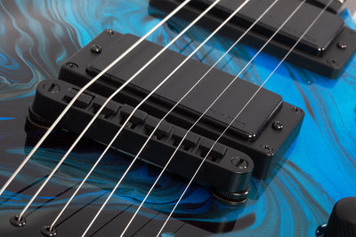 Schecter C-1 Hydro-Dip Midnight Tide Electric Guitar