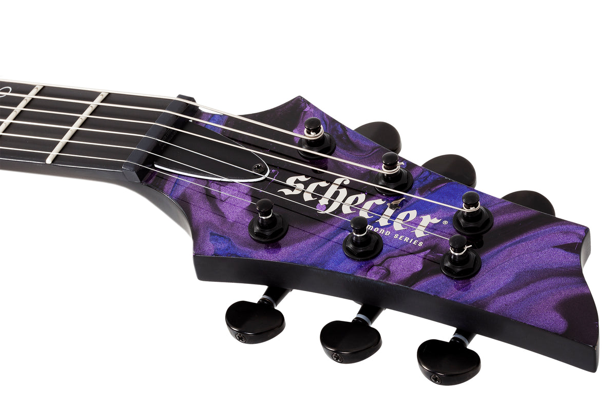 Schecter C-1 Hydro-Dip Purple Obsidian Electric Guitar