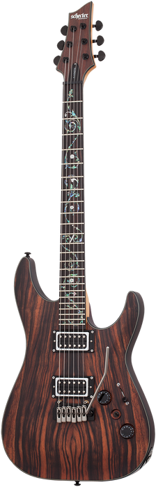Schecter C-1 Exotic Ebony, Natural Satin - Fair Deal Music