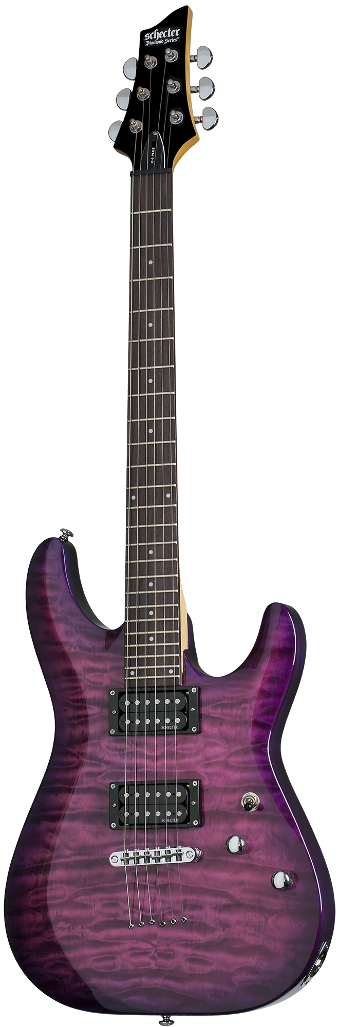 Schecter C-6 Plus Electric Magenta - Fair Deal Music