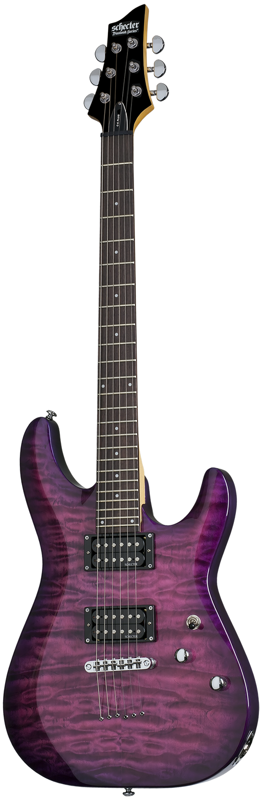 Schecter C-6 Plus Electric Magenta - Fair Deal Music