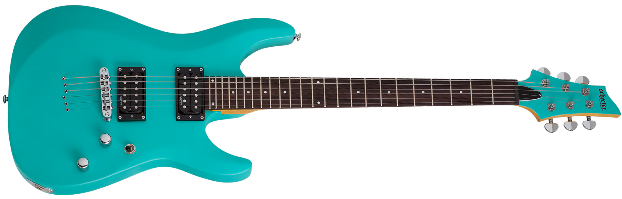 Schecter C-6 Deluxe Aqua - Fair Deal Music