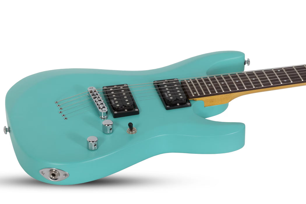 Schecter C-6 Deluxe Aqua - Fair Deal Music