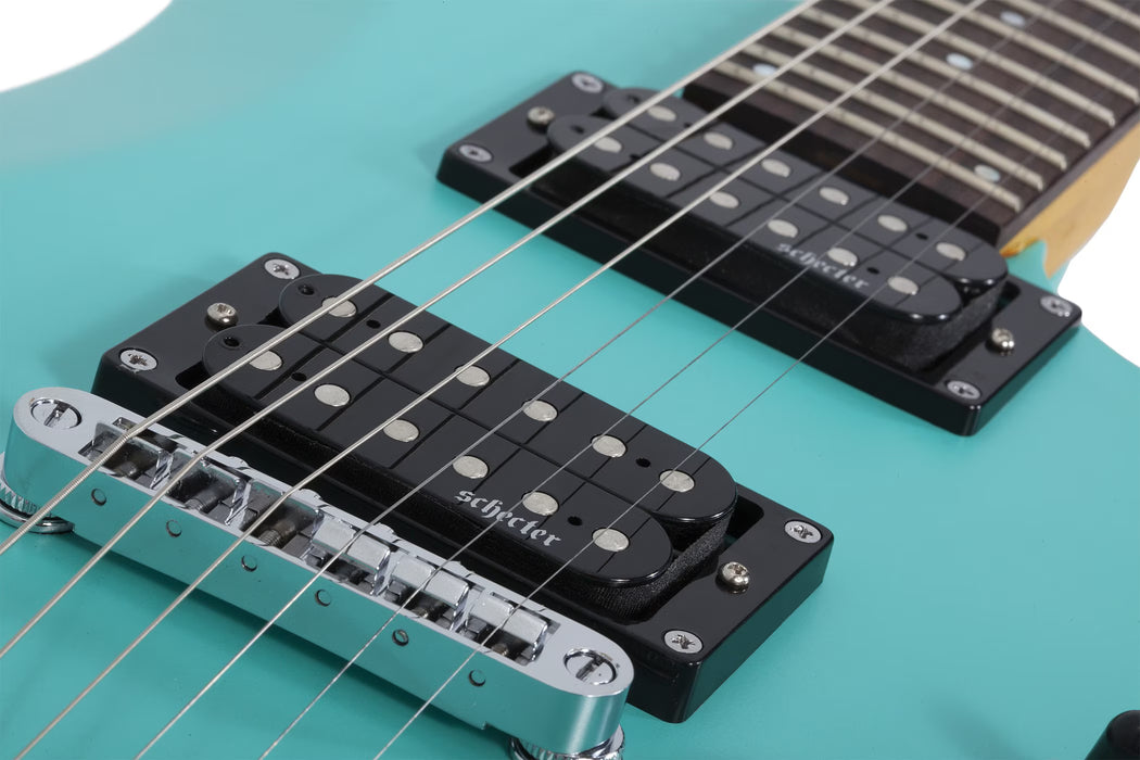 Schecter C-6 Deluxe Aqua - Fair Deal Music