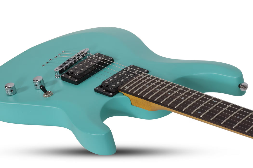 Schecter C-6 Deluxe Aqua - Fair Deal Music