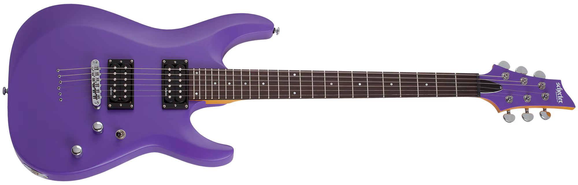 Schecter C-6 Deluxe Satin Purple - Fair Deal Music