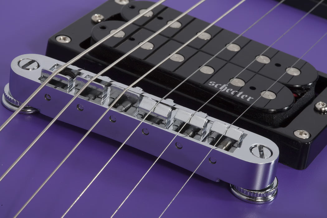Schecter C-6 Deluxe Satin Purple - Fair Deal Music