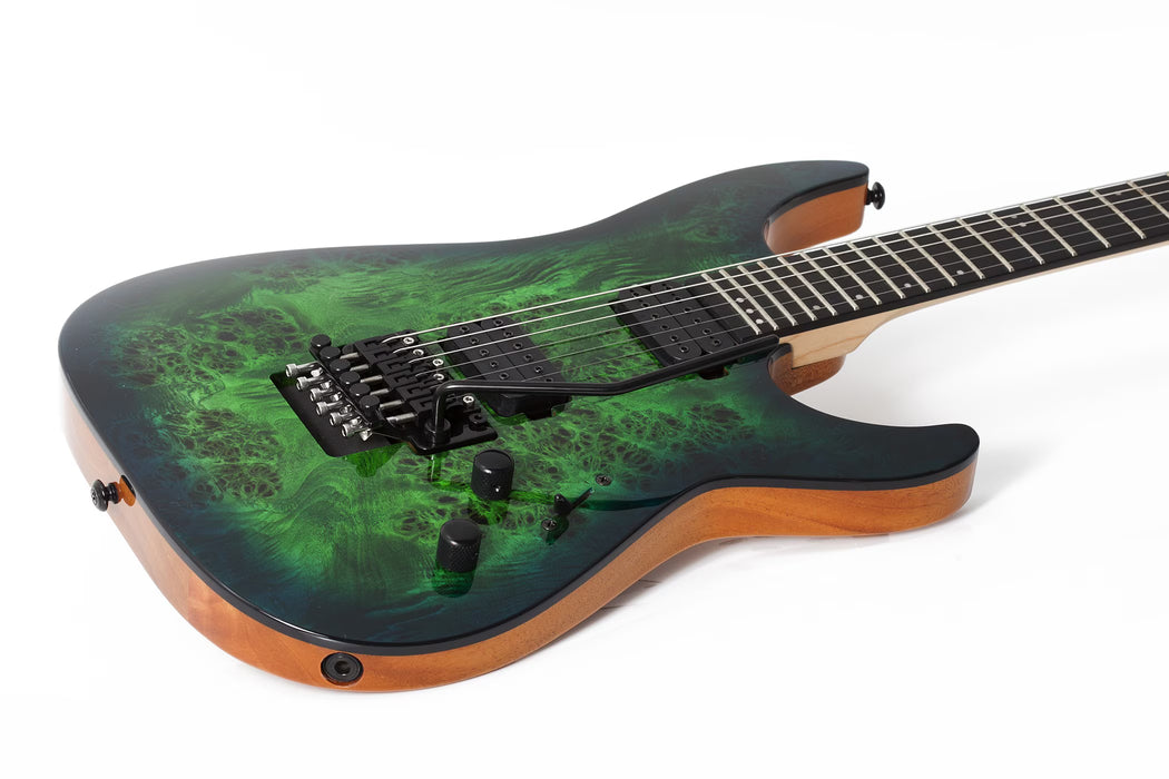 Schecter C-6 Pro FR Aqua Burst - Fair Deal Music
