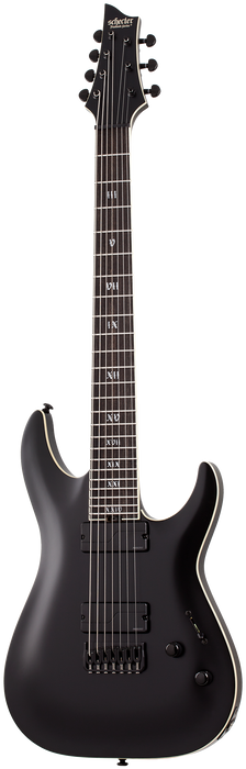 Schecter C-7 SLS Elite Evil Twin, Satin Black
