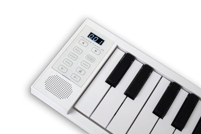 Carry On Piano 49-Key Foldable Piano, White - Fair Deal Music
