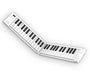 Carry On Piano 49-Key Foldable Piano, White - Fair Deal Music