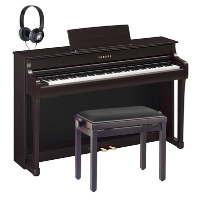 Yamaha CLP-835R Clavinova Digital Piano Dark Rosewood Bundle