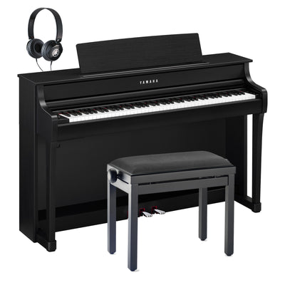 Yamaha CLP-845B Clavinova Digital Piano Black Walnut Bundle - Fair Deal Music