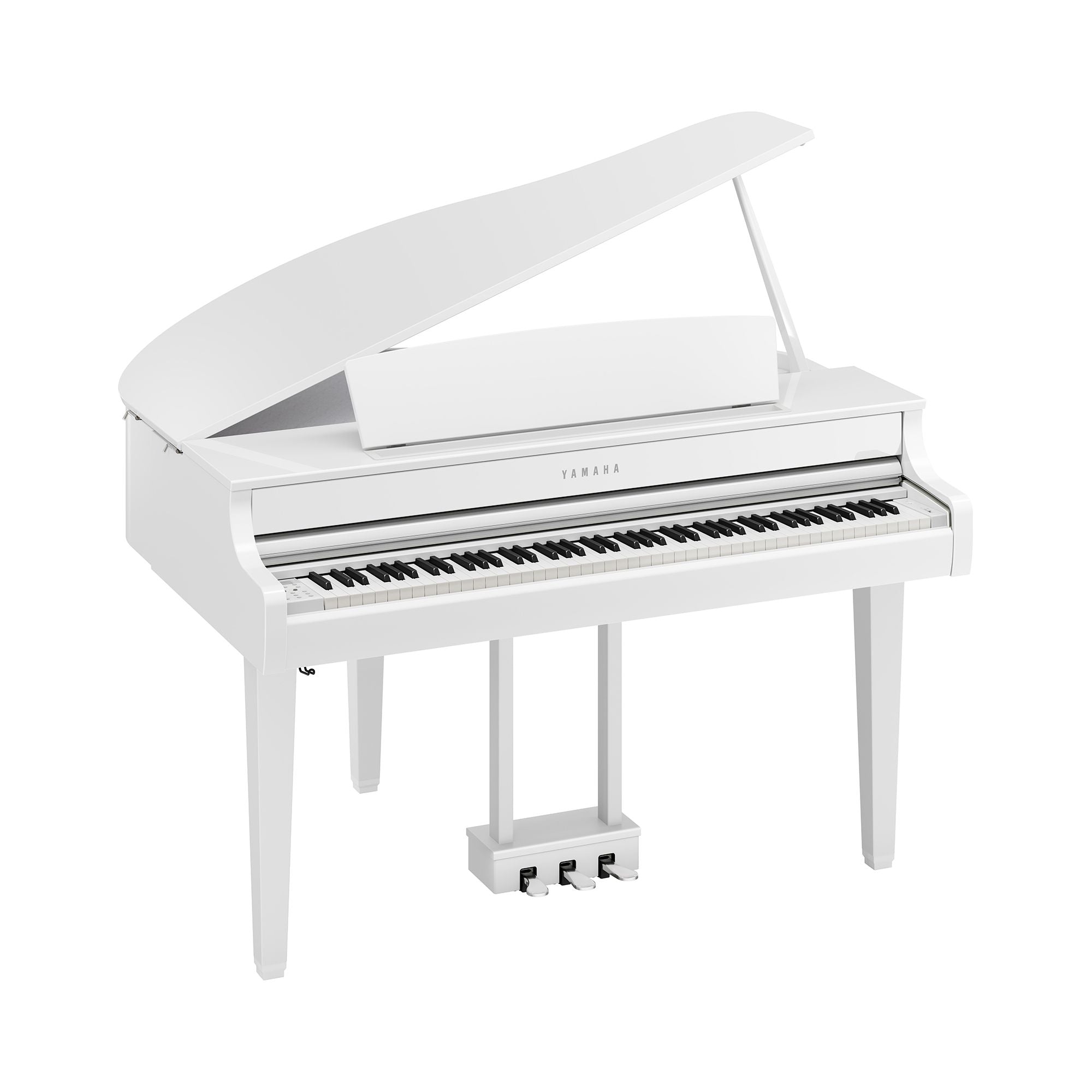 Yamaha CLP-865GPWH Clavinova Digital Grand Piano Polished White (Display Model) - Fair Deal Music