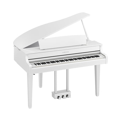Yamaha CLP-865GPWH Clavinova Digital Grand Piano Polished White (Display Model) - Fair Deal Music