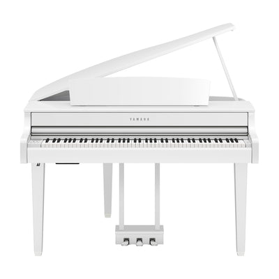 Yamaha CLP-865GPWH Clavinova Digital Grand Piano Polished White (Display Model) - Fair Deal Music