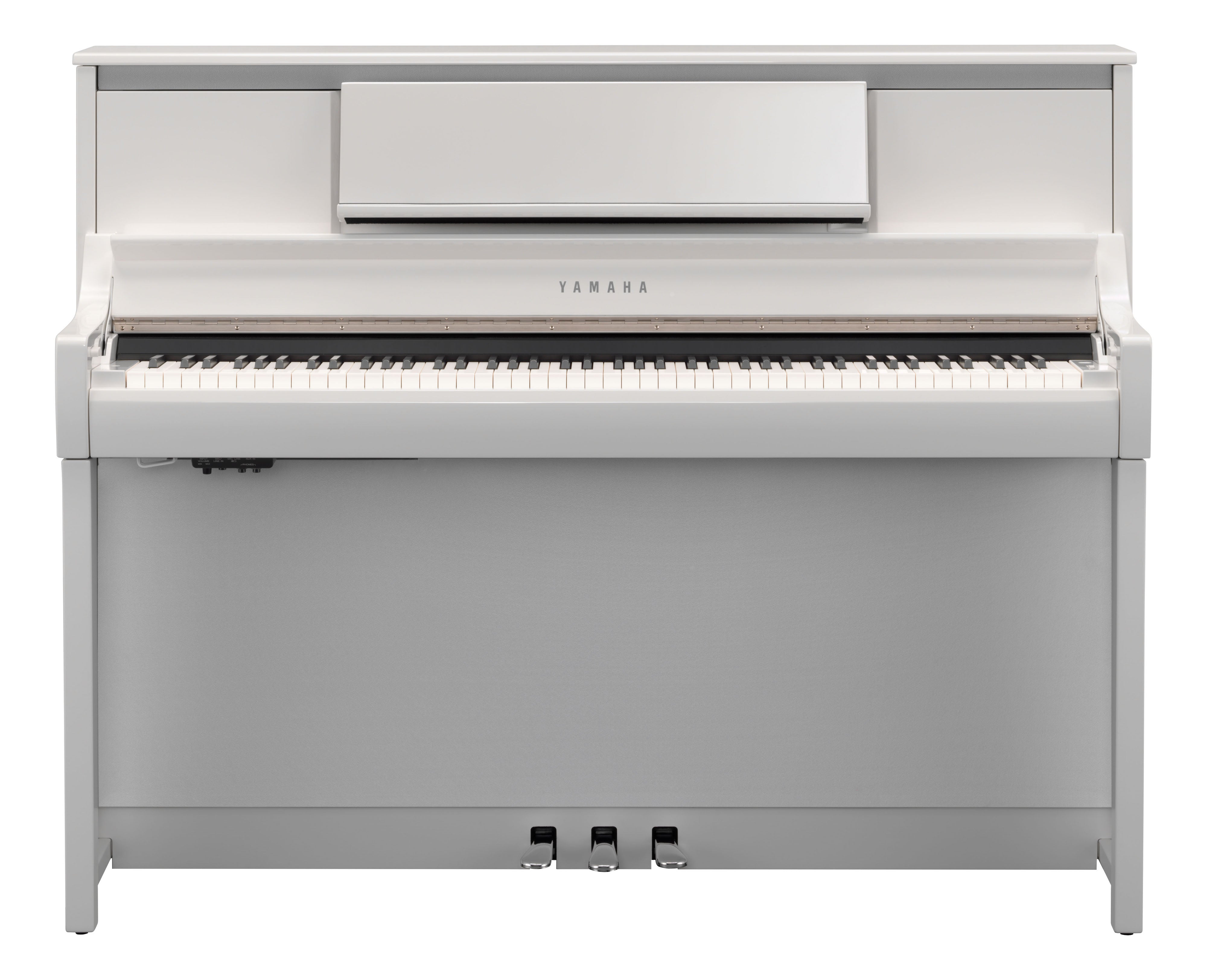 Yamaha CSP-295PWH Clavinova Smart Piano Polished White - Fair Deal Music