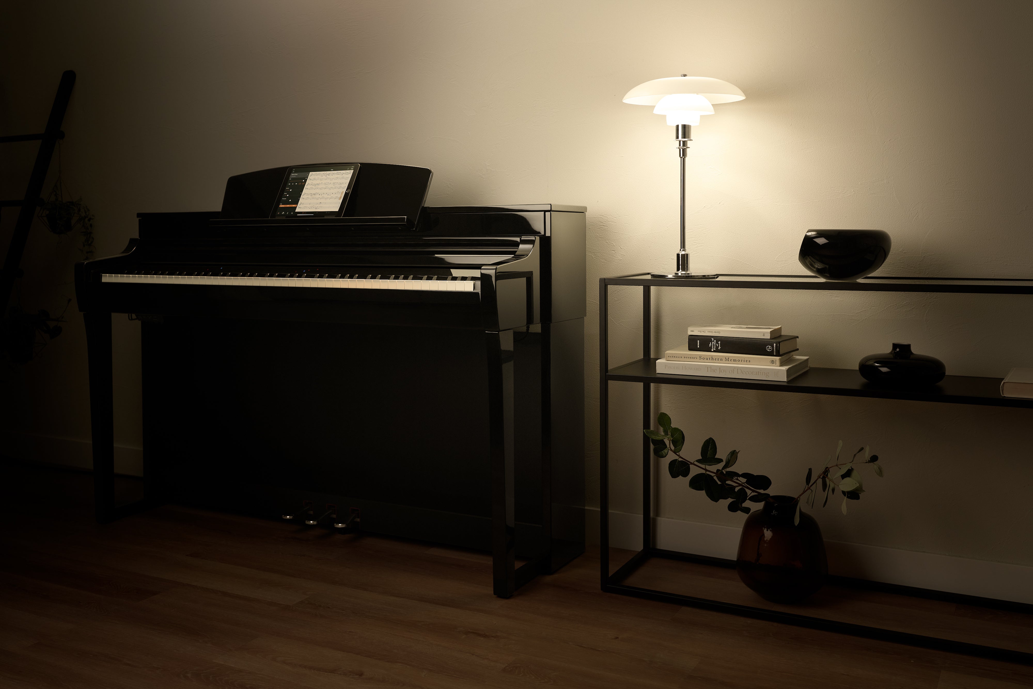 Yamaha CSP-255PE Clavinova Smart Piano Polished Ebony - Fair Deal Music