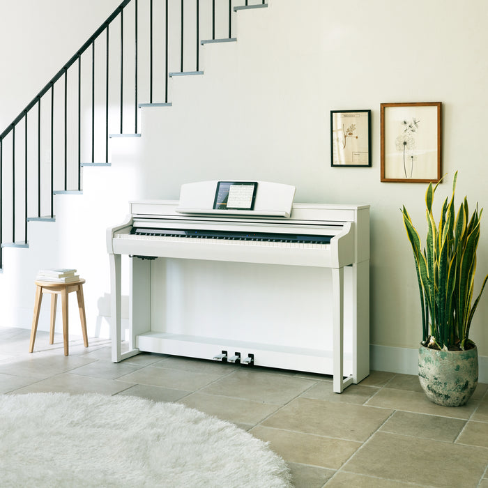 Yamaha CSP-255WH Clavinova Smart Piano White - Fair Deal Music