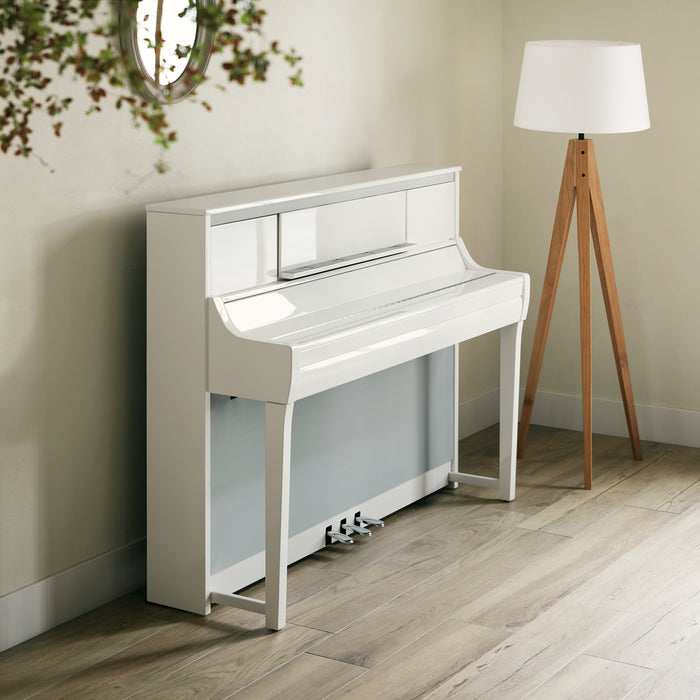 Yamaha CSP-295PWH Clavinova Smart Piano Polished White - Fair Deal Music
