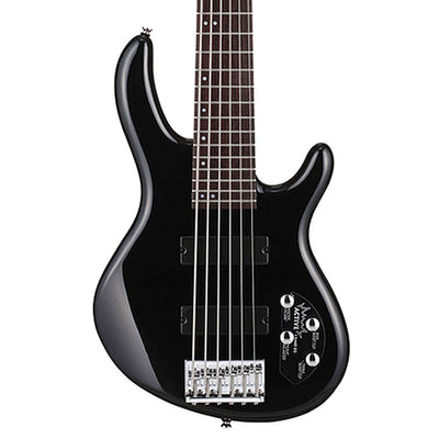 Cort Action Bass VI Plus in Black Electric Bass Guitar - Fair Deal Music