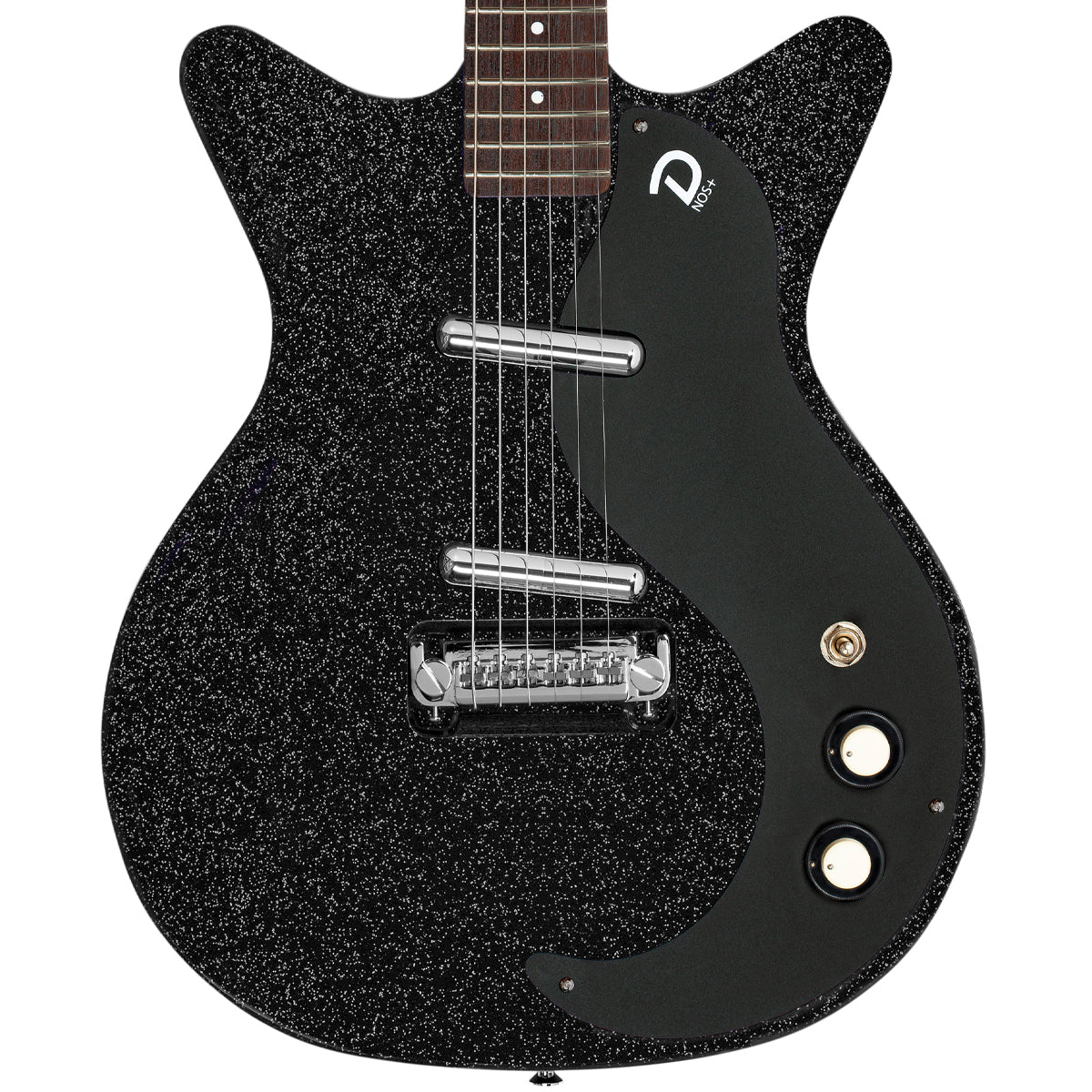 Danelectro Blackout '59M NOS+ Electric Guitar ~ Black Metalflake - Fair Deal Music