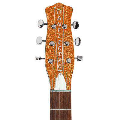 Danelectro '59M NOS Electric Guitar ~ Orange Metal Flake - Fair Deal Music