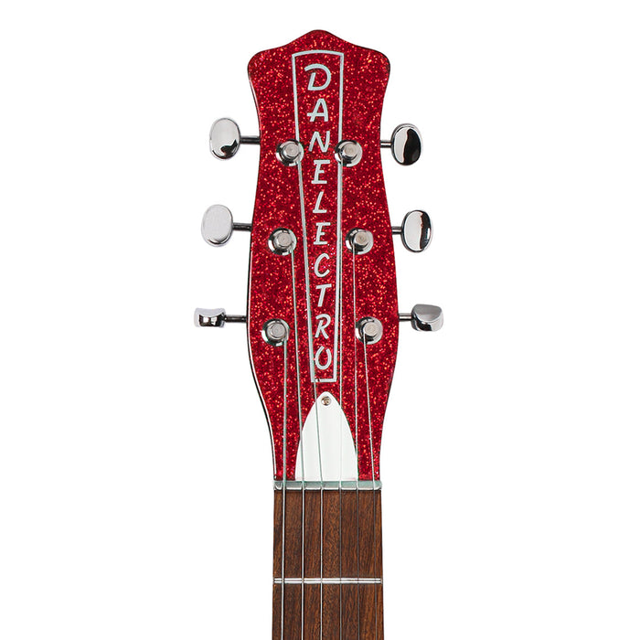 Danelectro '59M NOS Electric Guitar ~ Red Metal Flake - Fair Deal Music