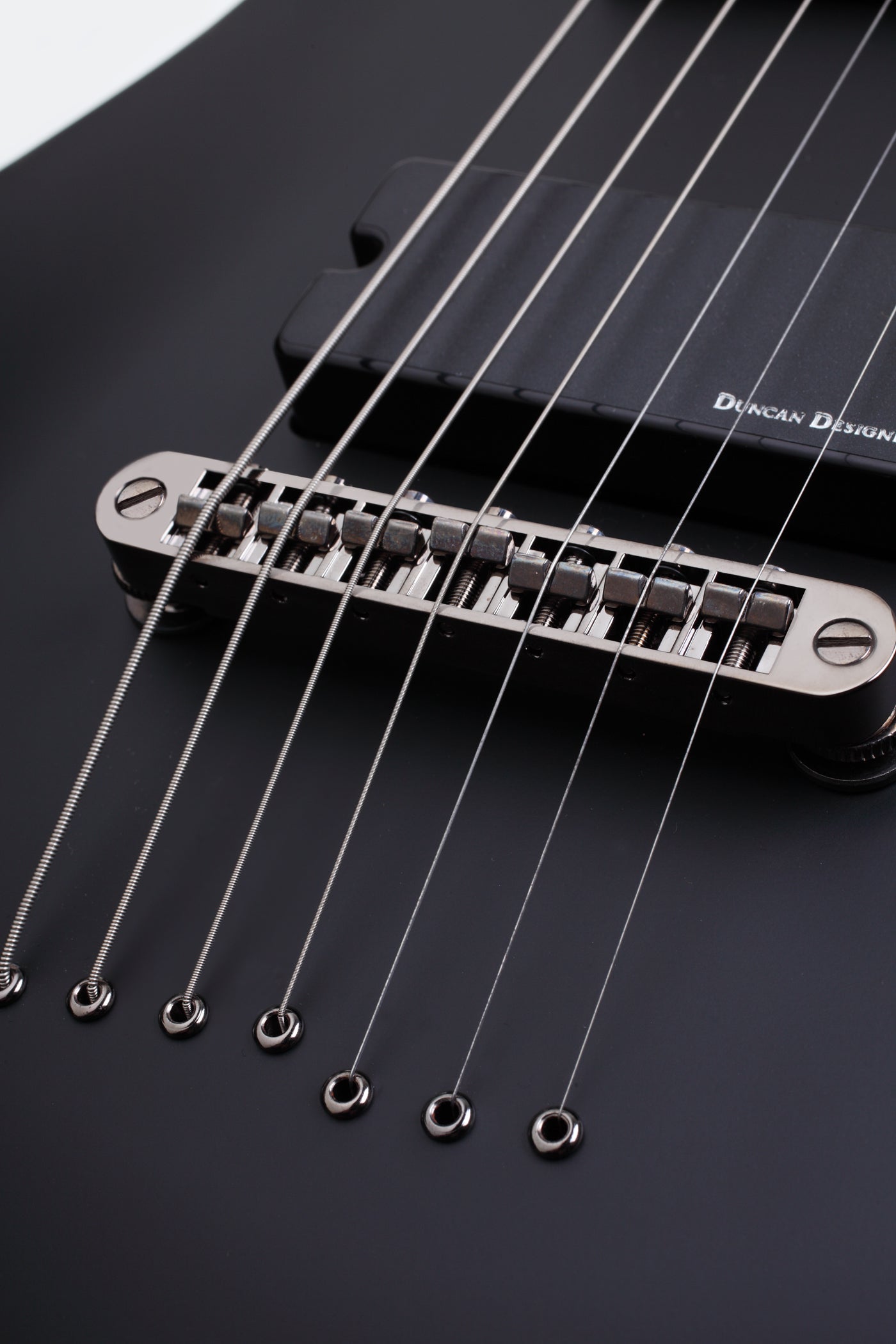 Schecter Demon-7 Electric Guitar Aged Black Satin - Fair Deal Music