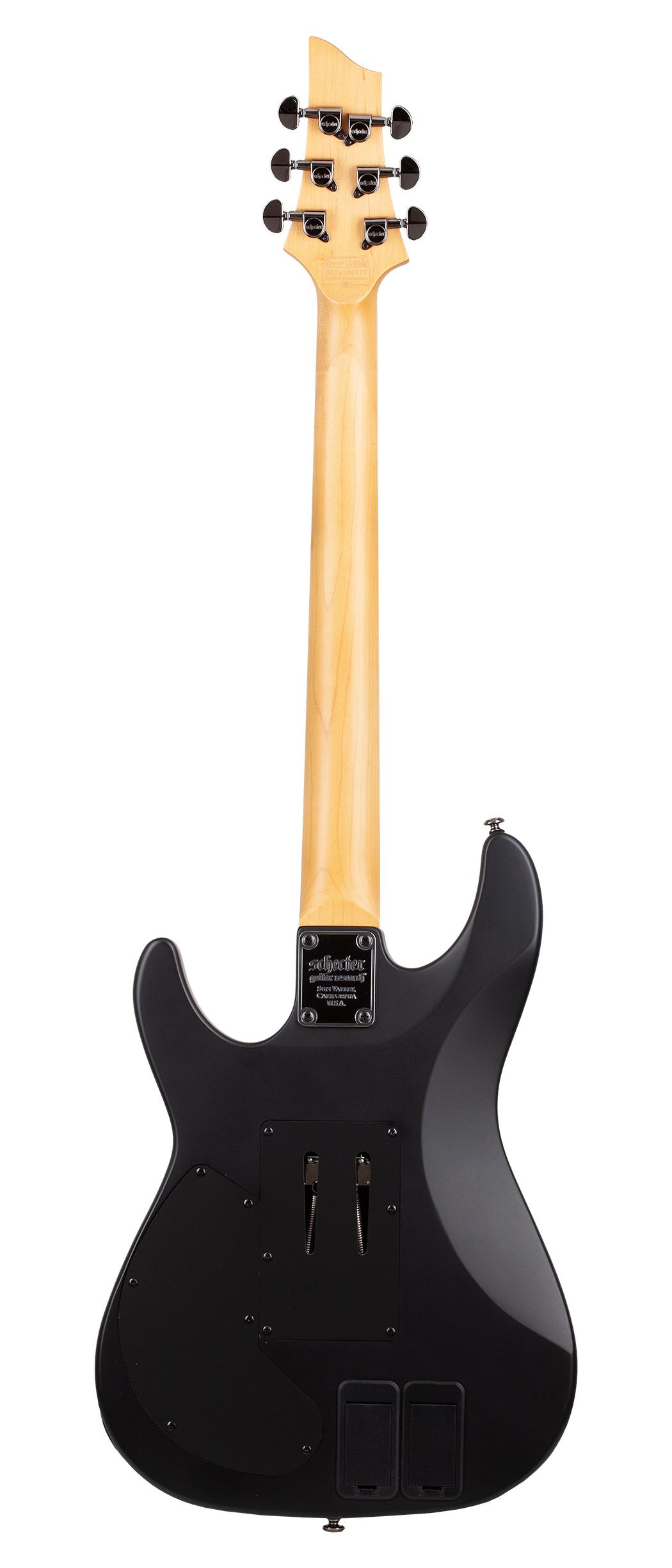 Schecter Demon 6 FR S, Aged Black Satin - Fair Deal Music