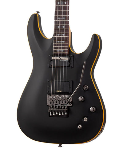 Schecter Demon 6 FR S, Aged Black Satin - Fair Deal Music