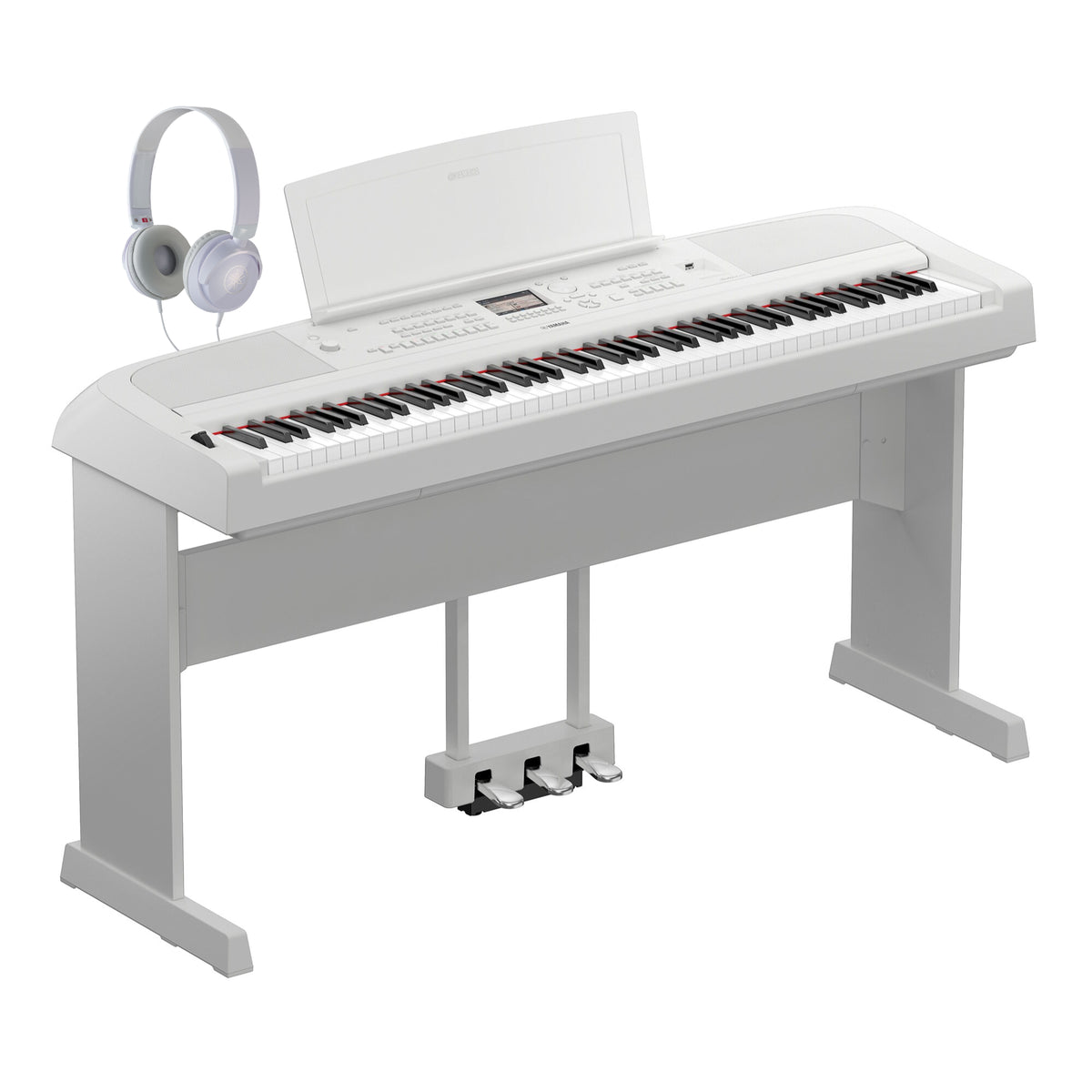 Yamaha DGX-670WH PortableGrand™ Digital Piano White Bundle - Fair Deal Music