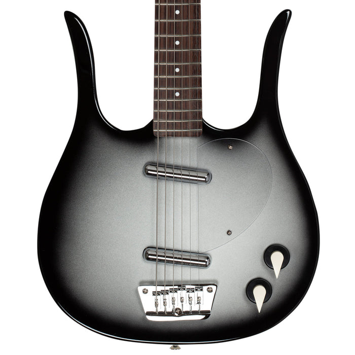 Danelectro Longhorn Baritone Electric Guitar ~ Blackburst - Fair Deal Music