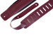 Levy's Larsen Deluxe Top Grain Leather w Garment Leather Back & Padding 3" - Burgundy Guitar Strap - Fair Deal Music