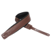 Levy's Larsen Deluxe Top Grain Leather w Garment Leather Back & Padding 3" - Brown Guitar Strap - Fair Deal Music