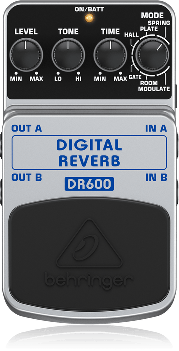 Behringer DR600 Digital Reverb Pedal, USED - Fair Deal Music