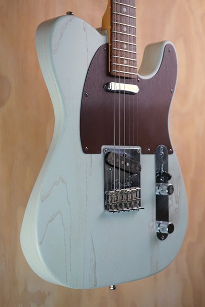 2013 Fender FSR American Telecaster Rustic Ash Sonic Blue, (Used, Comm)