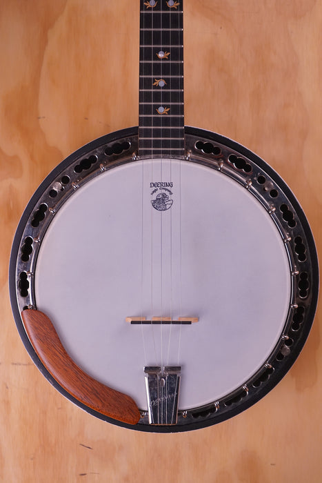 Deering Sierra Deluxe Mahogany banjo, (Used) - Fair Deal Music