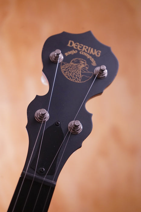 Deering Sierra Deluxe Mahogany banjo, (Used) - Fair Deal Music
