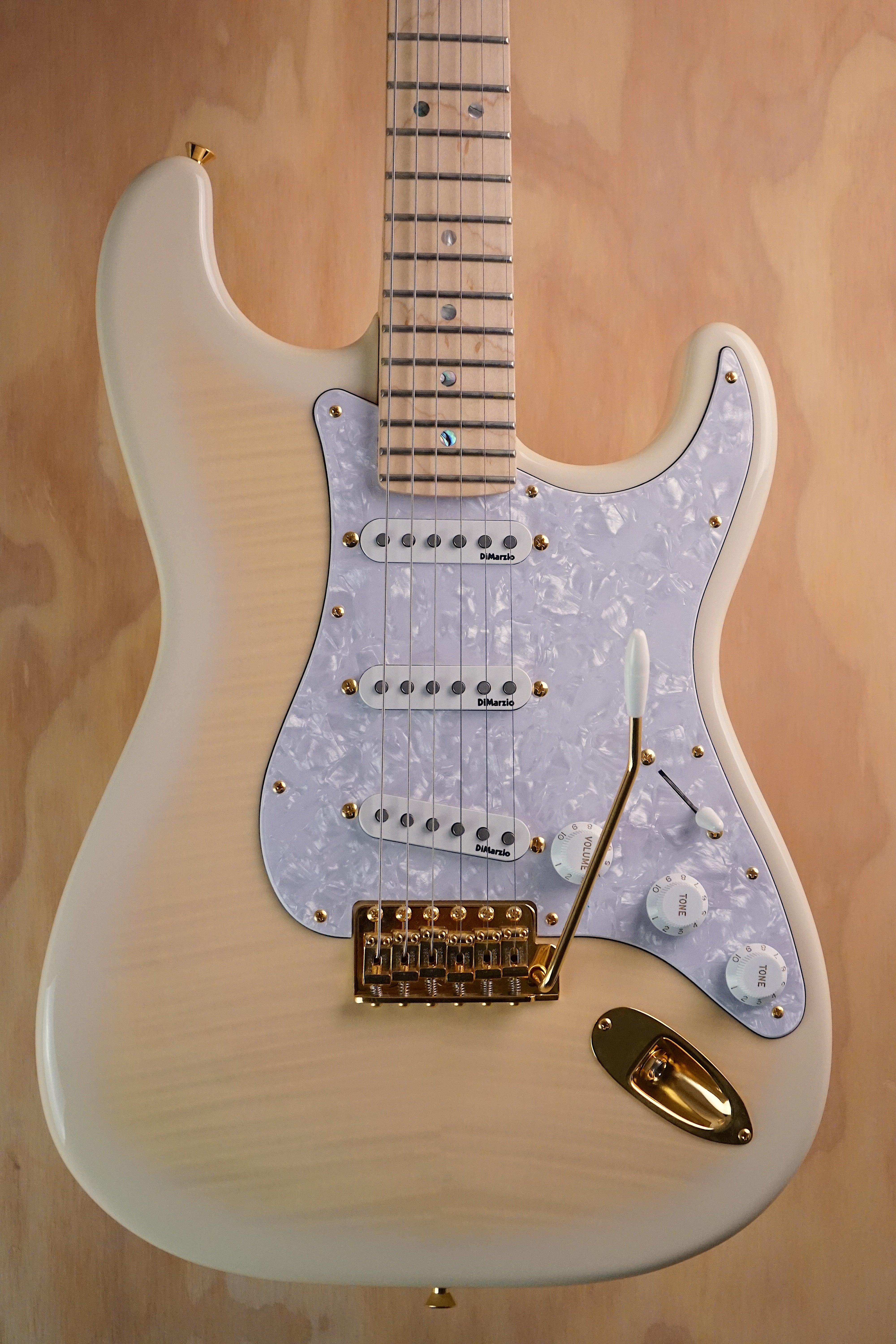 2022 Fender Richie Kotzen Stratocaster Transparent White Burst, (Used, Comm)