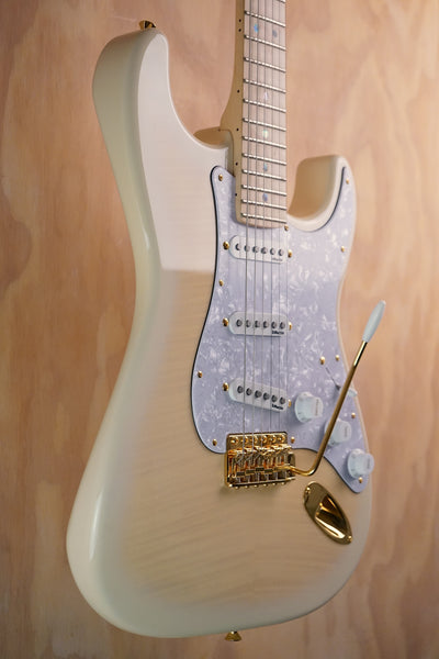 2022 Fender Richie Kotzen Stratocaster Transparent White Burst, (Used, Comm)