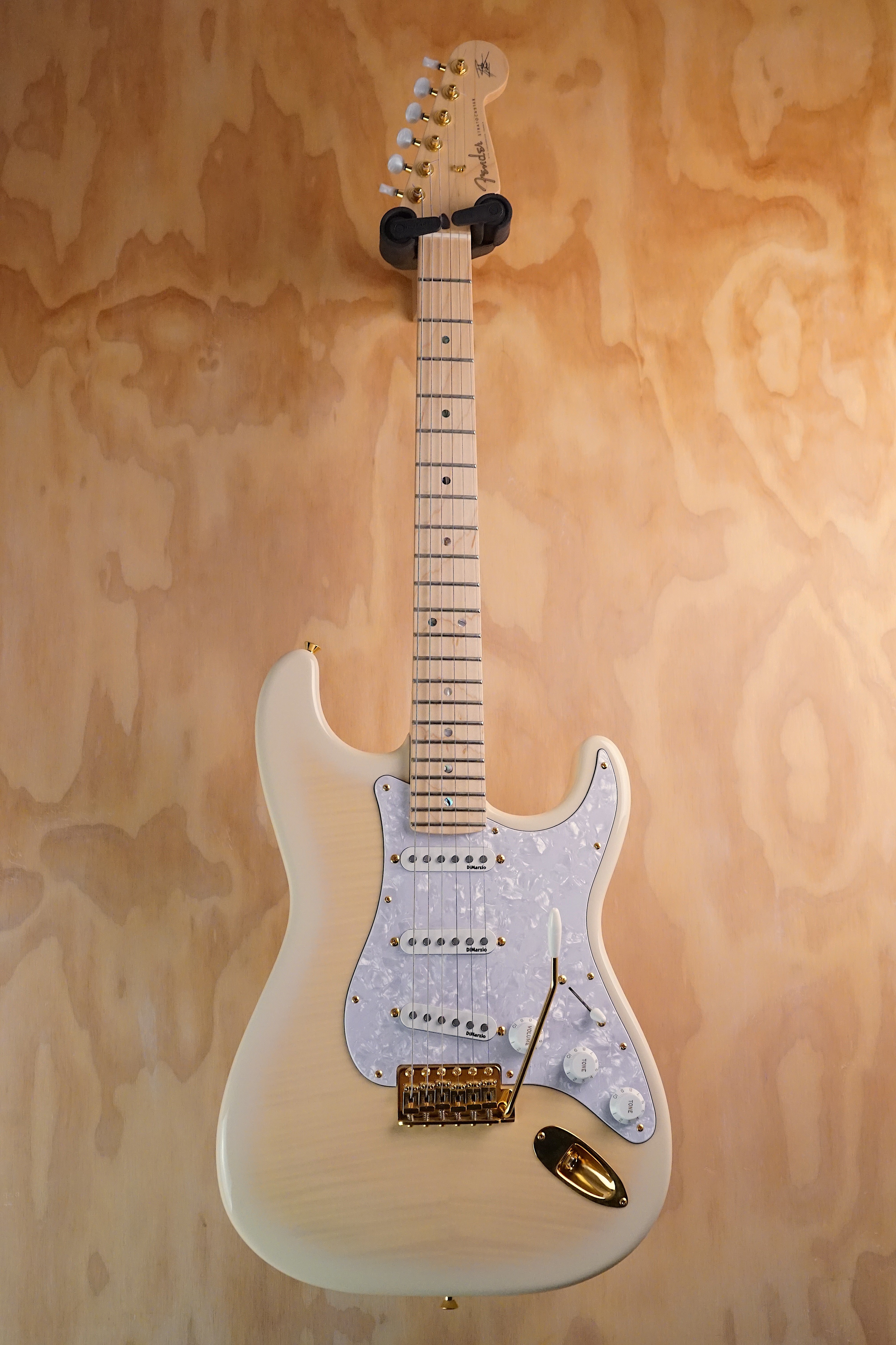 2022 Fender Richie Kotzen Stratocaster Transparent White Burst, (Used, Comm)