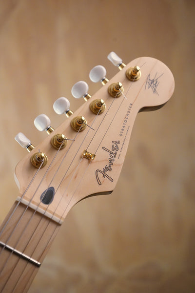 2022 Fender Richie Kotzen Stratocaster Transparent White Burst, (Used, Comm)